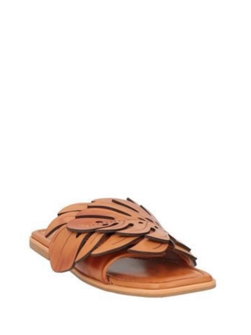 NEW FARM Rio Tan Leaf Slide Sandals - Picture 5 of 6